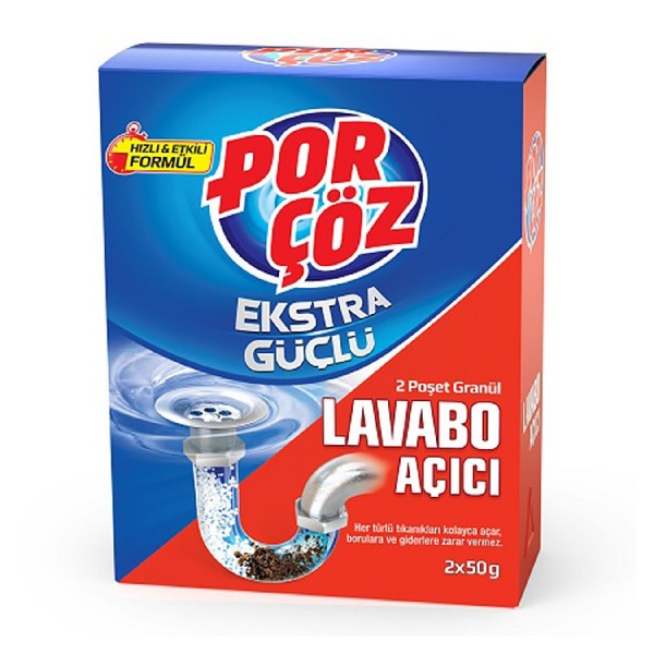 PORÇÖZ LAVABO AÇICI 2 POŞET