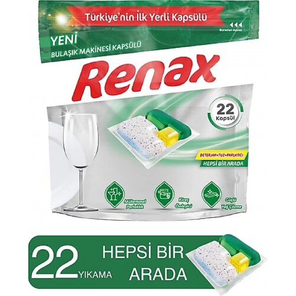 RENAX 22'Lİ BULAŞIK TABLETİ