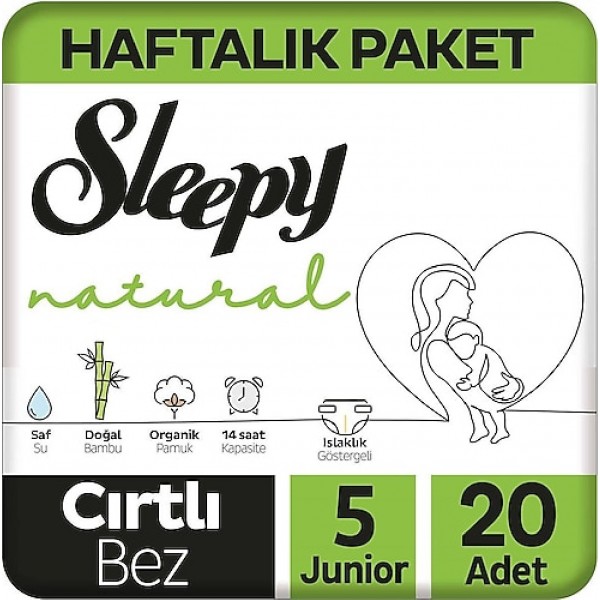 SLEEPY NATUREL 5NUMARA 20 ADET