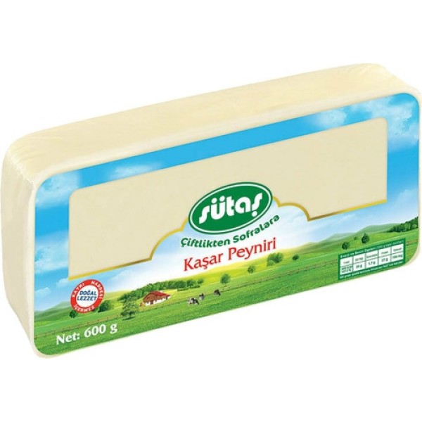 SÜTAŞ 600GR KAŞAR PEYNİR