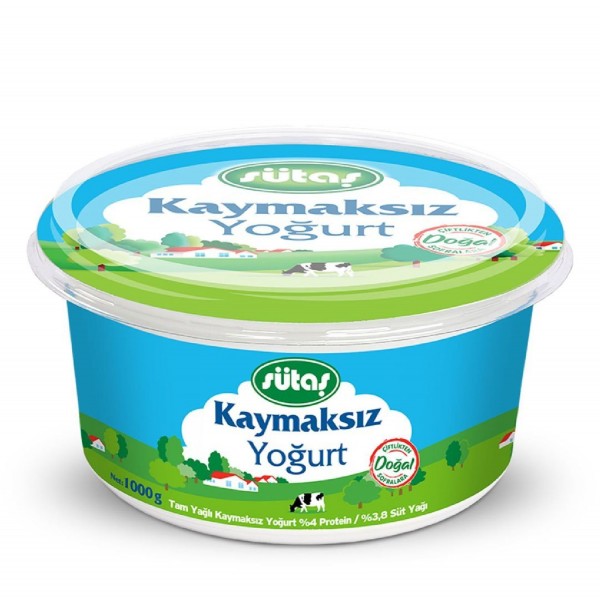 ŞÜTAŞ KAYMAKSIZ YOGURT 1000GR