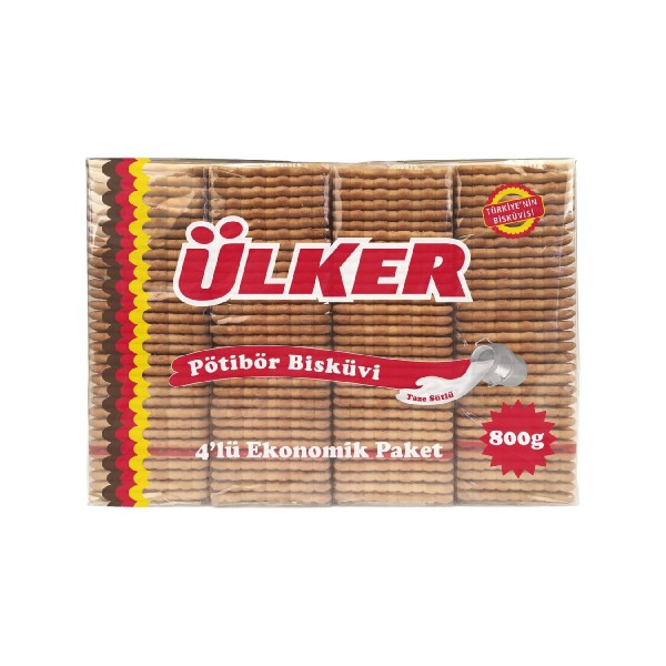 ÜLKER PETİBÖR BİSKÜVİ 4*200 800GR