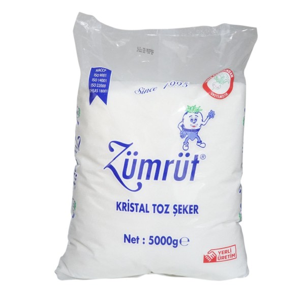 ZÜMRÜT 5KG KRİSTAL ŞEKER