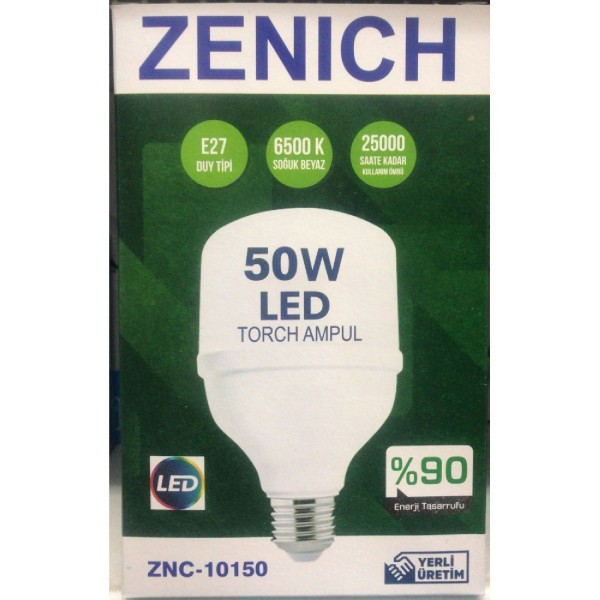 ZENICH 50W LED AMPUL TOURCH