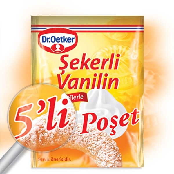 DROETKER ŞEKERLİ VANİLİN 5'Lİ