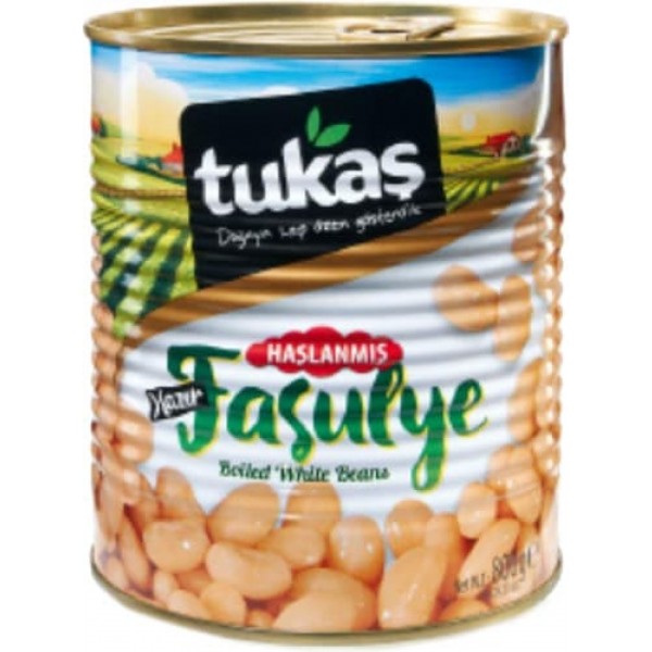 TUKAŞ HAŞLANMIŞ FASULYE 800GR