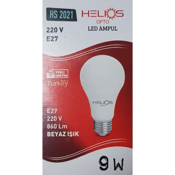 HELIOS LED AMPUL 9W