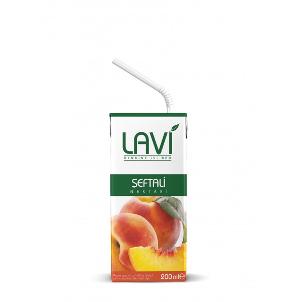 LAVİ ŞEFTALİ MEYVE SUYU 200ML