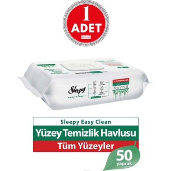 SLEEPY YER TEMİZLİK HAVLUSU 50 ADET