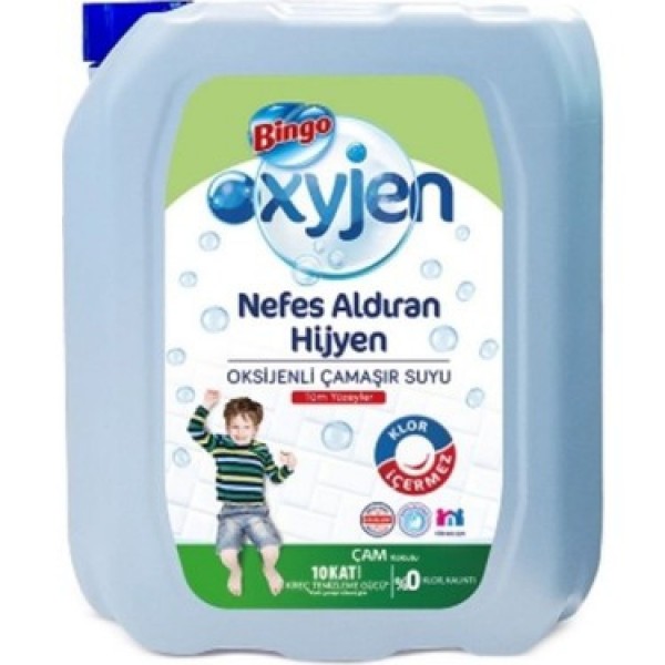 BİNGO OXJEN ÇAMAŞIR SUYU ÇAM KOKUSU 3,2LT