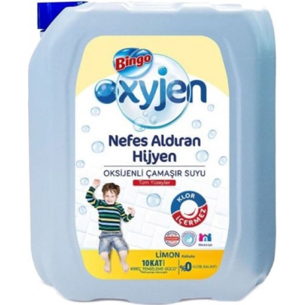 BİNGO OXJEN ÇAMAŞIR SUYU LİMON 3,2LT