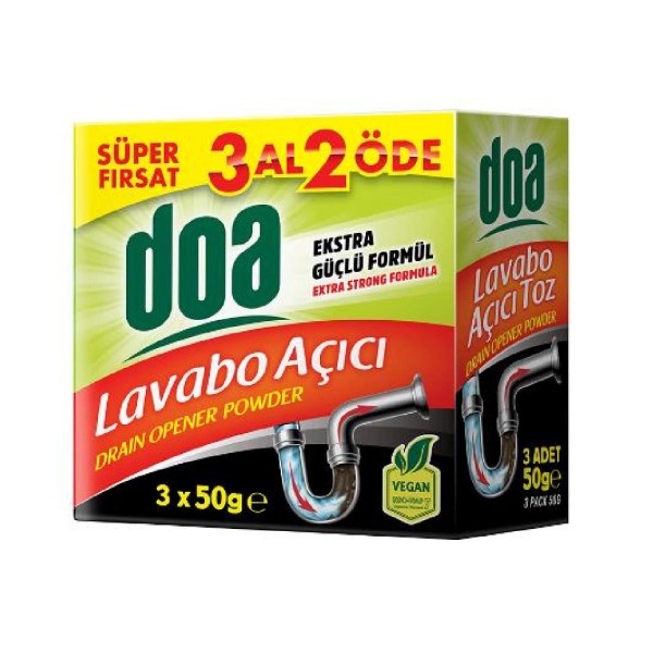 DOA LAVABO AÇİÇI TOZ 3AL 2 ÖDE