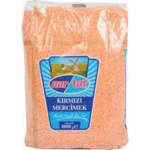 NURTAT KIRMIZI YERLİ MERCİMEK 5KG