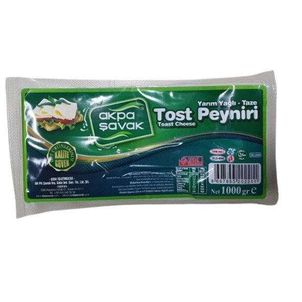 AKPA ŞAVAK TOST PEYNİRİ 1 KG