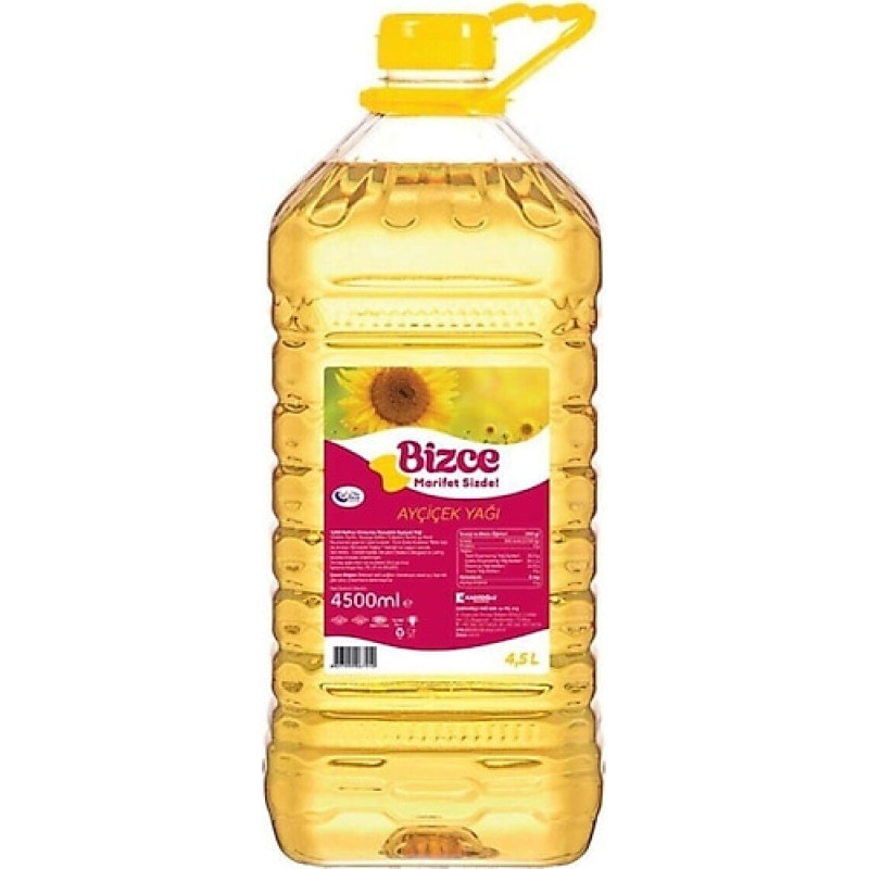 BİZCE AYÇİÇEK YAĞI 4,5LT