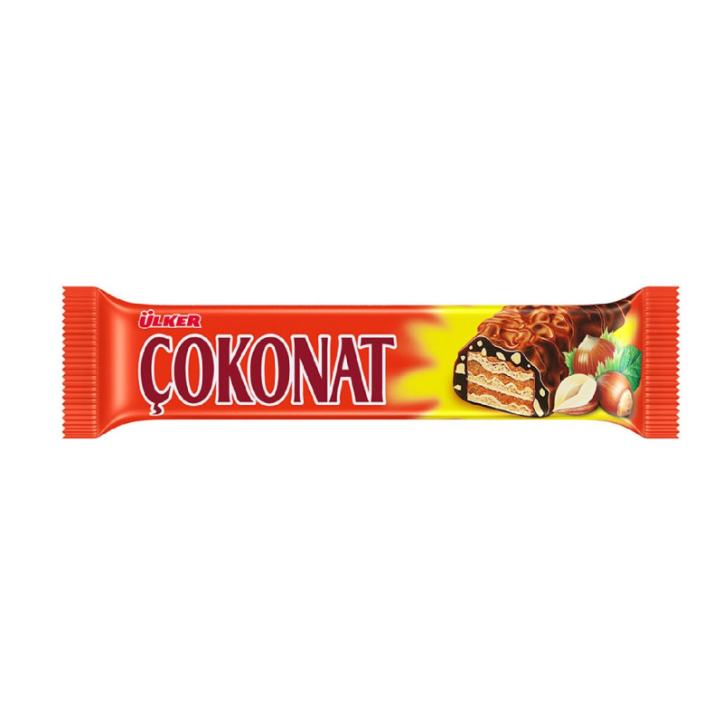 ÇOKONAT KAPLAMALI GOFRET 33GR
