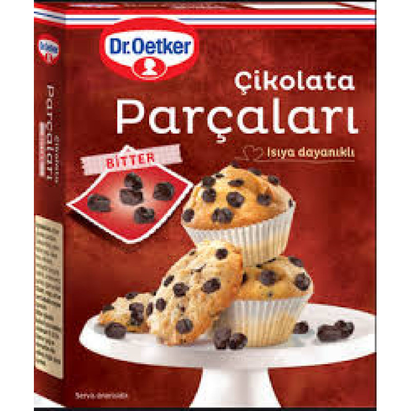 DR OETKER ÇİKOLATA PARÇALARI BİTTER 70GR
