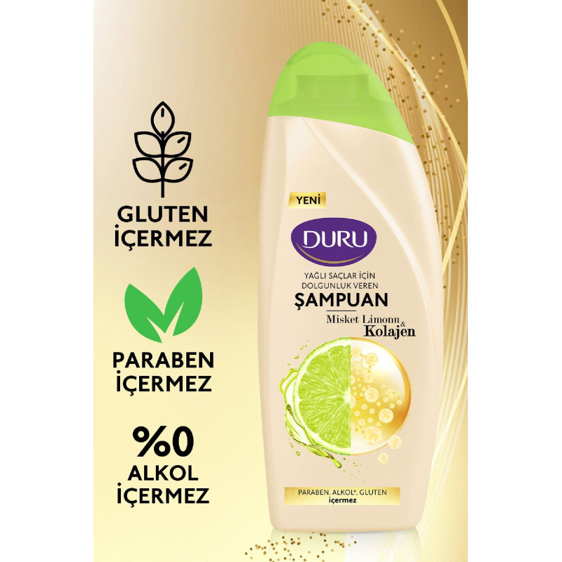 DURU ŞAMPUAN MİSKET LİMON 500ML