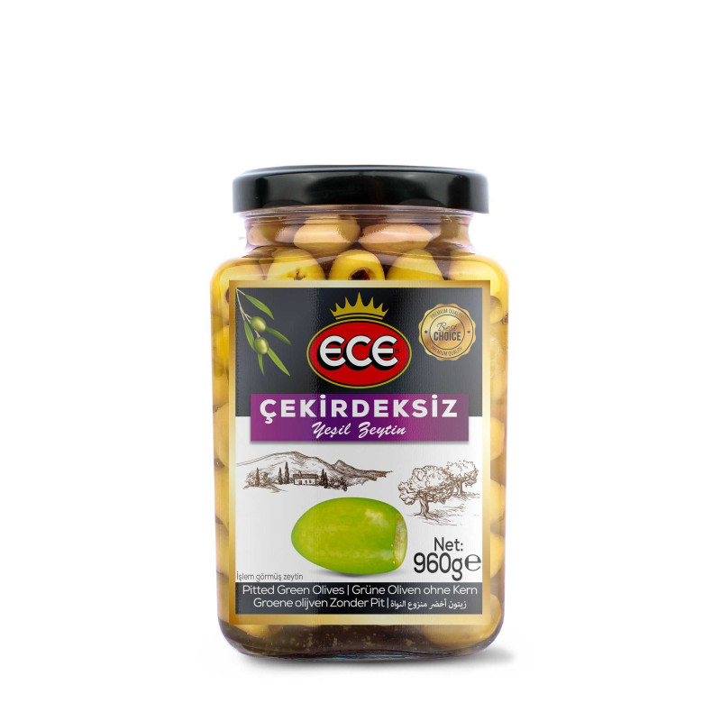 ECE 1000 CC ÇEKİRDEKSİZ YEŞİL ZEYTİN