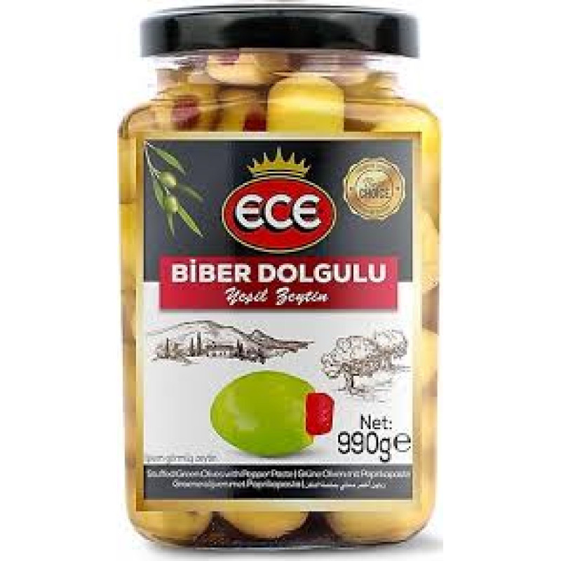 ECE 1000 CC BİBERLİ YEŞİL ZEYTİN