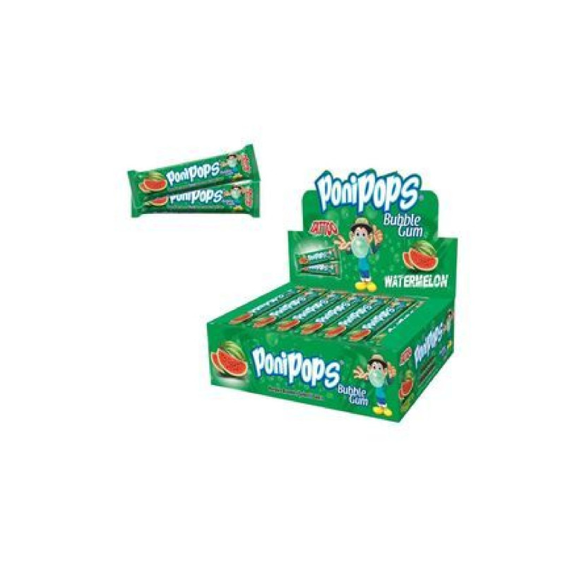 TROPİX PONİPOPS 4 LÜ KARPUZLU SAKIZ 2,9 GR