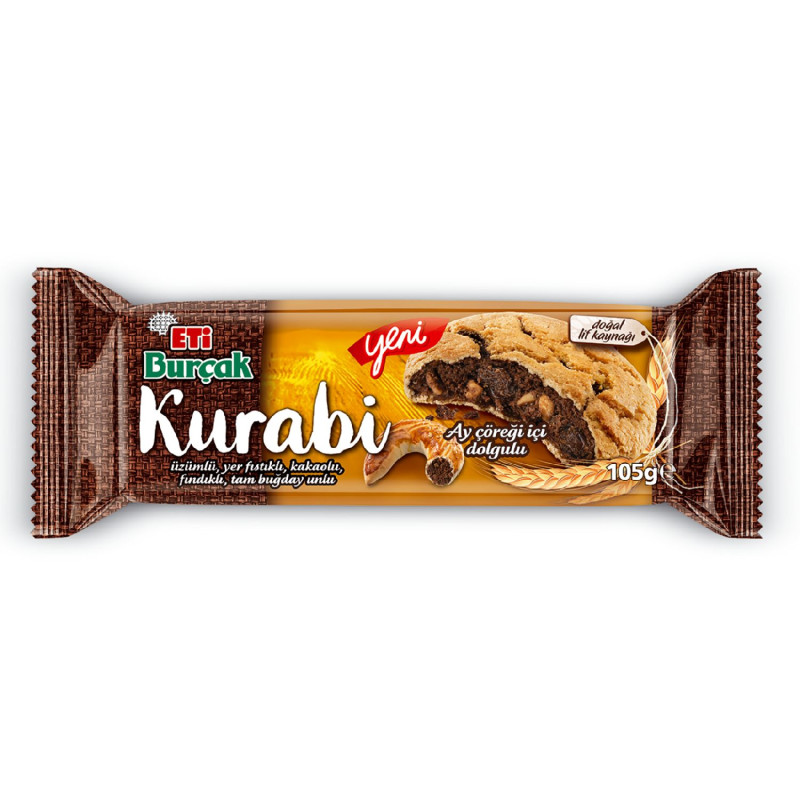 ETİ BURCAK KURABİ AY ÇEKİRDEKLİ 105 GR