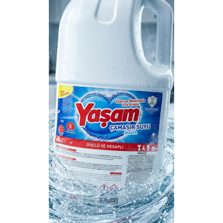 YAŞAM ÇAMAŞIR SUYU 4LT