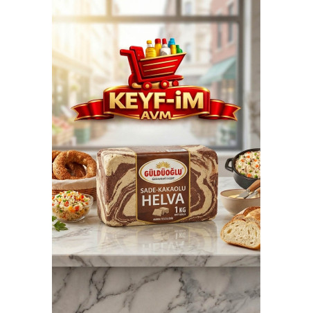 GÜLDÜOĞLU SADE-KAKAOLU HELVA 1 KG