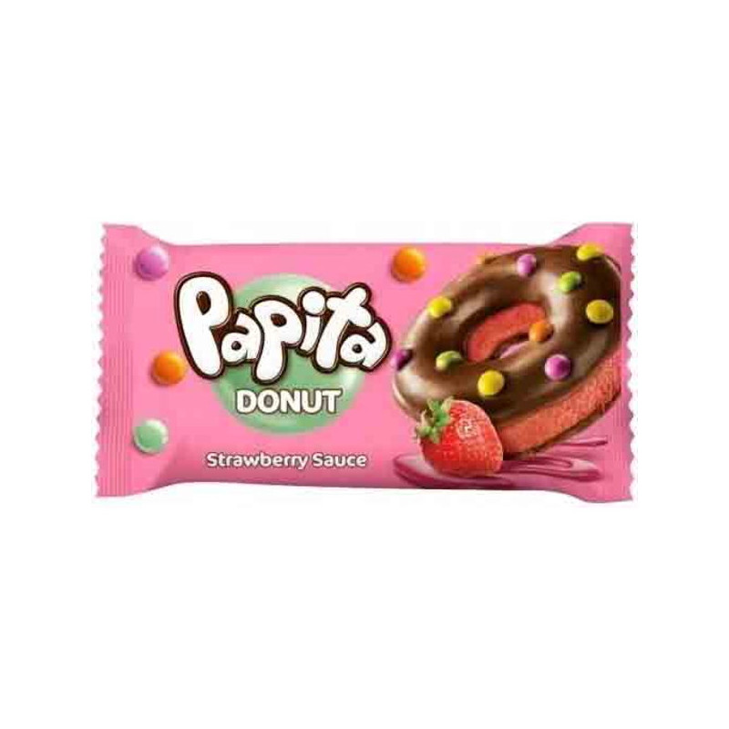 PAPİTA DONUT ÇİLEKLİ 40 GR