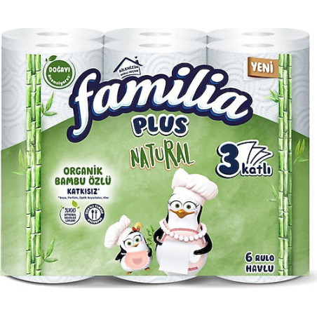FAMİLİA PLUS 6 LI HAVLU