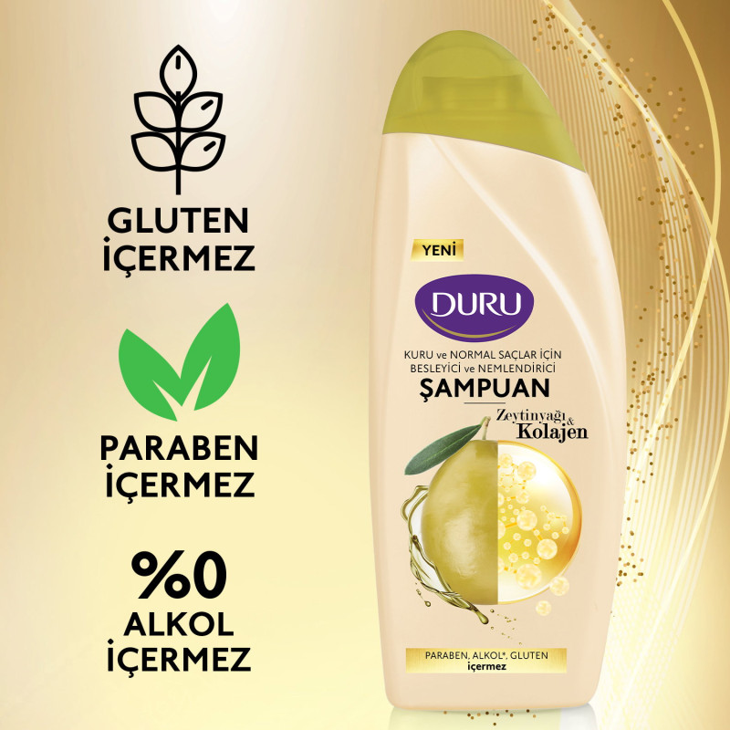 DURU ŞAMPUAN ZEYTİN YAĞLI 500ML
