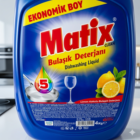 MATİX 4 LT BULAŞIK DETERJANI