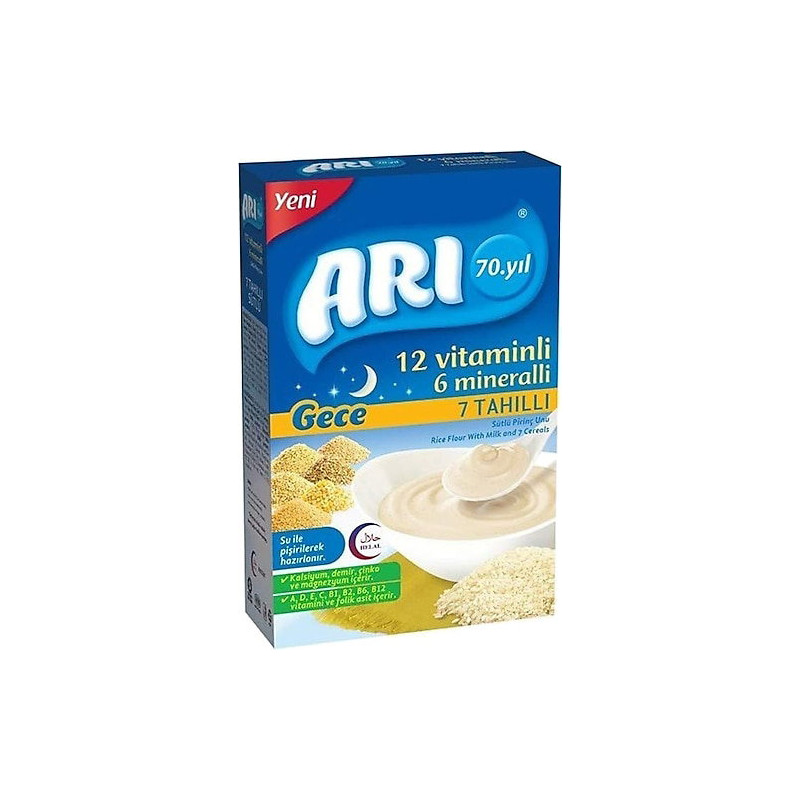 ARI 12 VİTAMİNLİ SÜTLÜ 7 TAHILLI PİRİNÇLİ GECE