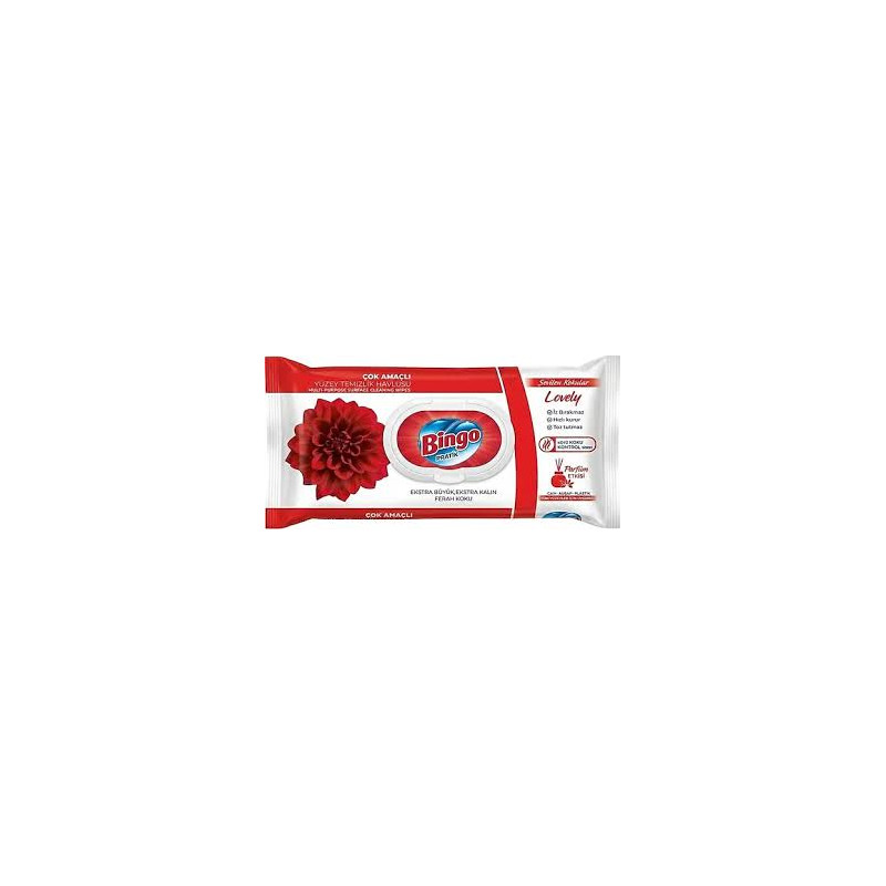 BİNGO LOVELY YÜZEY TEMİZLİK HAVLUSU 96 LI