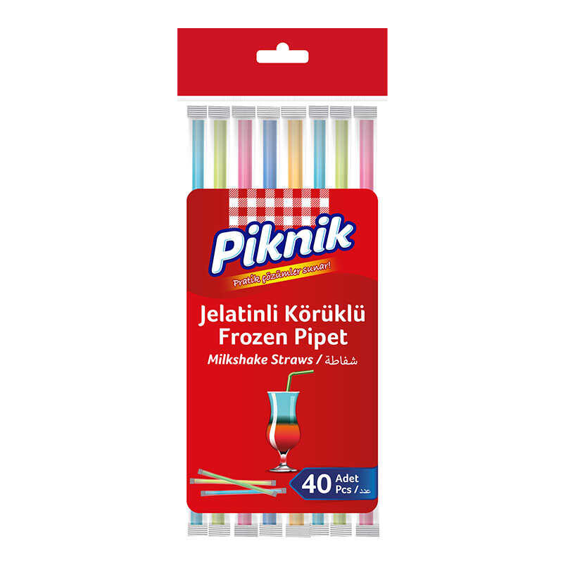 PİKNİK JELATİNLİ KÖPÜKLÜ PİPET 40 LI
