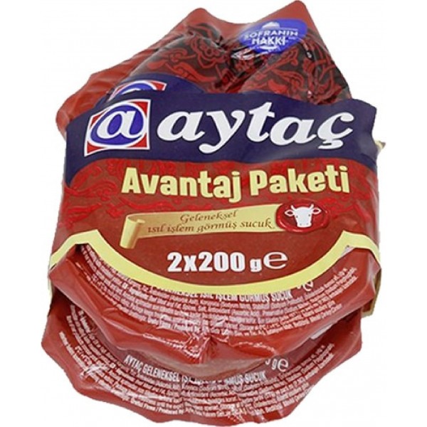 AYTAÇ AVANTAJ PAKETİ 2*200GR DANA SUCUK