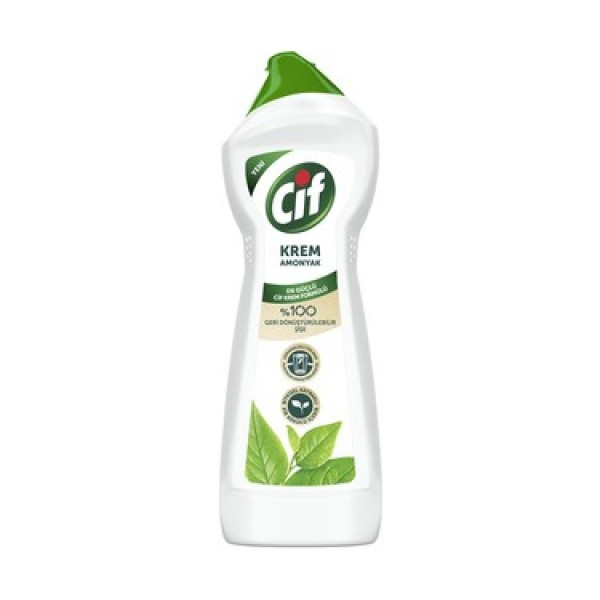 CİF KREM YÜZEY TEMİZLEYİCİ AMONYAKLI 750 ml