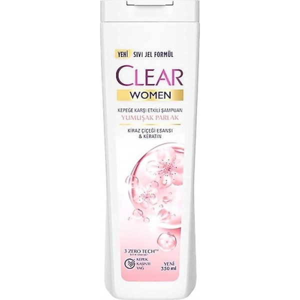 CLEAR WOMEN YUMUŞAK PARLAK 350ML