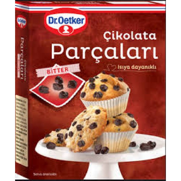 DR OETKER ÇİKOLATA PARÇALARI BİTTER 70GR