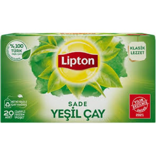 LİPTON YEŞİL ÇAY 20 ADET