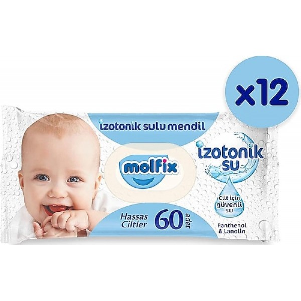 MOLFİX İZOTONİK SULU  HASSAS CİLT 60 ADET