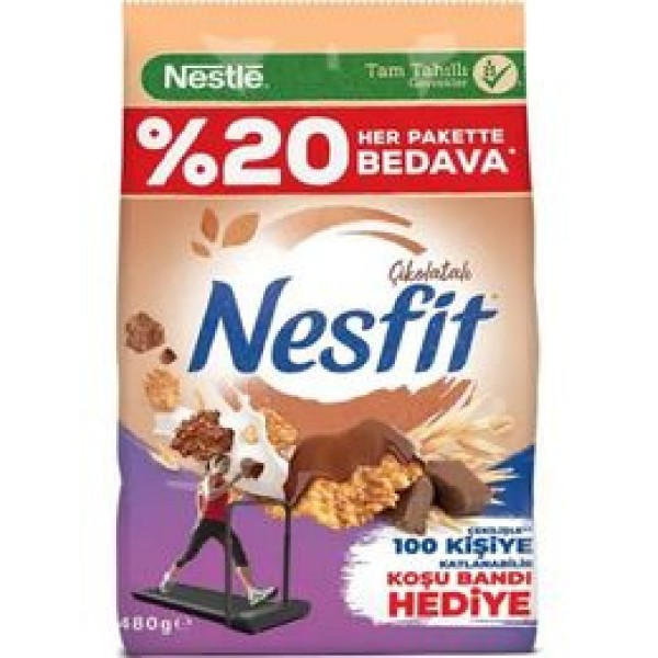 NESFİT ÇİKOLATALI480GR