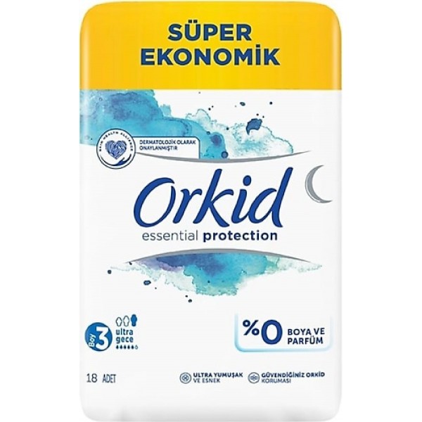 ORKİD PROTECTİON 18 ADET ULTRA GECE